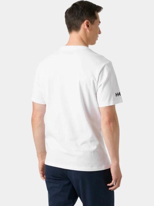 tricou cu maneci scurte pt. barbati Helly Hansen Shoreline T-Shirt 3.0 alb 3