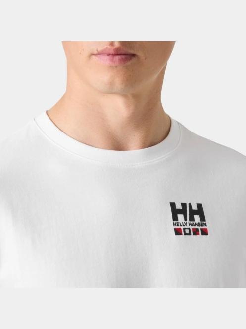 tricou cu maneci scurte pt. barbati Helly Hansen Shoreline T-Shirt 3.0 alb 4