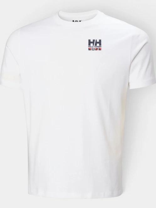 tricou cu maneci scurte pt. barbati Helly Hansen Shoreline T-Shirt 3.0 alb 5