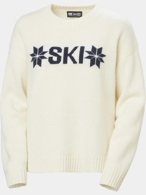 pulover pt. femei Helly Hansen W Bliss Ski Knit Sweater alb 6