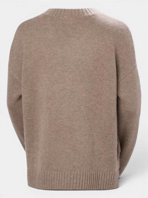 pulover tricotat pt. femei Helly Hansen W Bliss Ski Knit Sweater maro 6