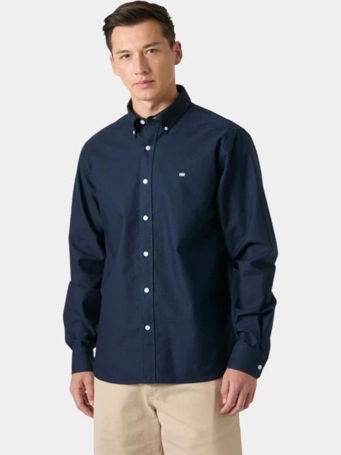 camasa cu maneci lungi pt. barbati Helly Hansen Shore Ls Shirt albastru inchis 2