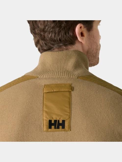 pulover tricotat pt. barbati Helly Hansen Afton Knitted 1/2 Zip maro 5