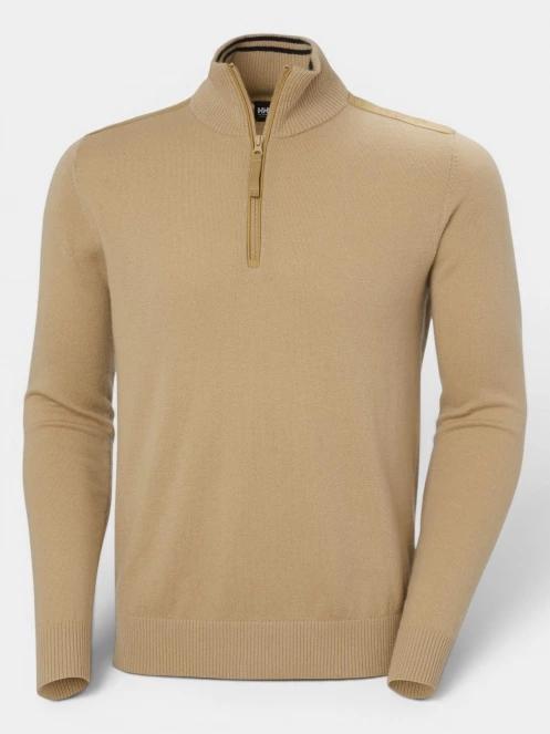 pulover tricotat pt. barbati Helly Hansen Afton Knitted 1/2 Zip maro 7