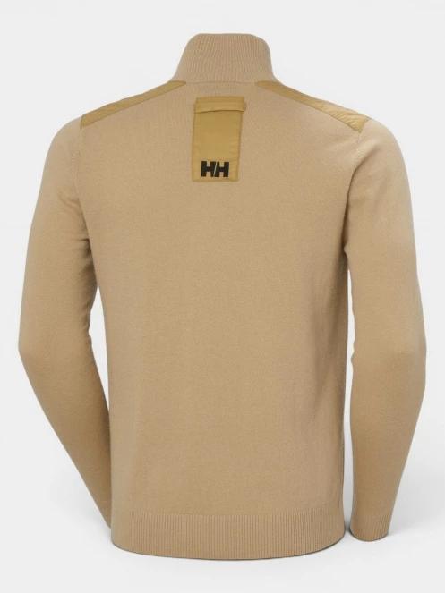 pulover tricotat pt. barbati Helly Hansen Afton Knitted 1/2 Zip maro 8