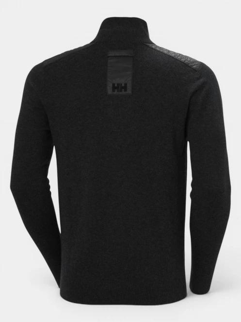 pulover tricotat pt. barbati Helly Hansen Afton Knitted 1/2 Zip negru 8