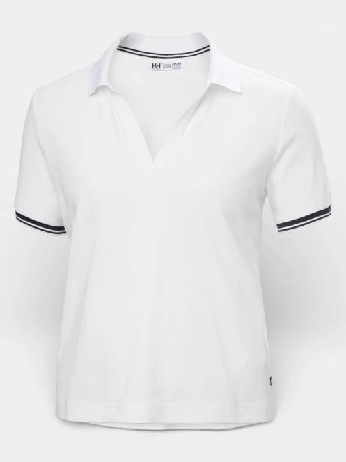 tricou cu guler pt. femei Helly Hansen W Portofino Polo alb 6
