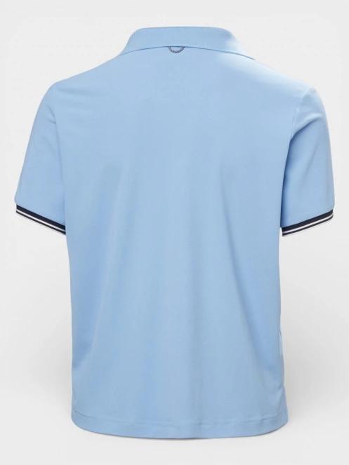 tricou cu guler pt. femei Helly Hansen W Portofino Polo albastru deschis 7