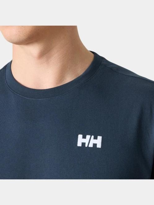 tricou cu maneci scurte pt. barbati Helly Hansen Hh Staple T-Shirt albastru inchis 4