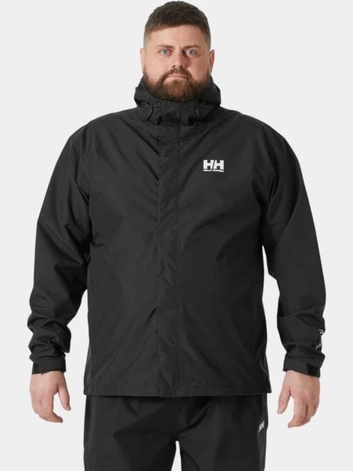 haine de ploaie pt. barbati Helly Hansen Seven J Jacket negru 2