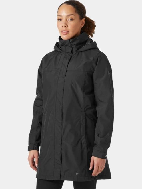 haine de ploaie pt. femei Helly Hansen W Aden Long Coat negru 2