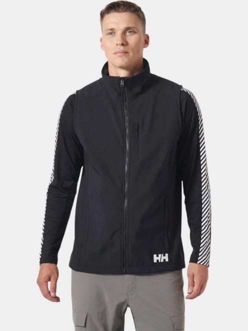 vesta pt. barbati Helly Hansen Paramount Softshell Vest negru 2