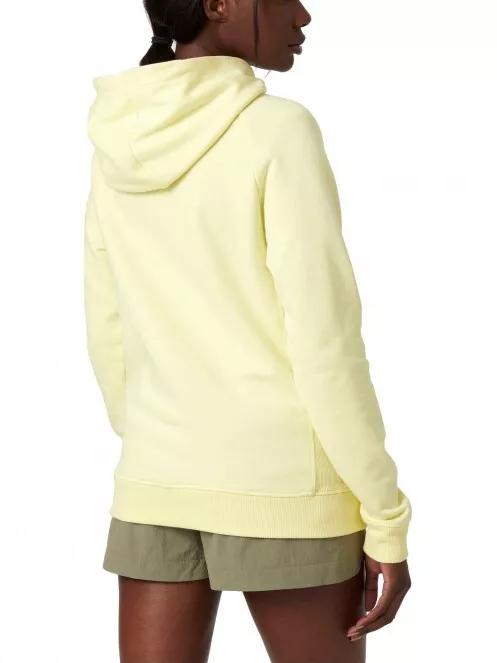 pulover cu gluga pt. femei Helly Hansen W F2F Organic Cotton Hoodie galben 3