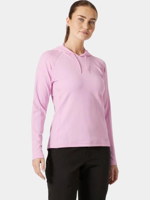 pulover cu gluga pt. femei Helly Hansen W Verglas Light Hoodie roz 2