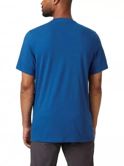 tricou cu maneci scurte pt. barbati Helly Hansen Nord Graphic T-Shirt albastru 3