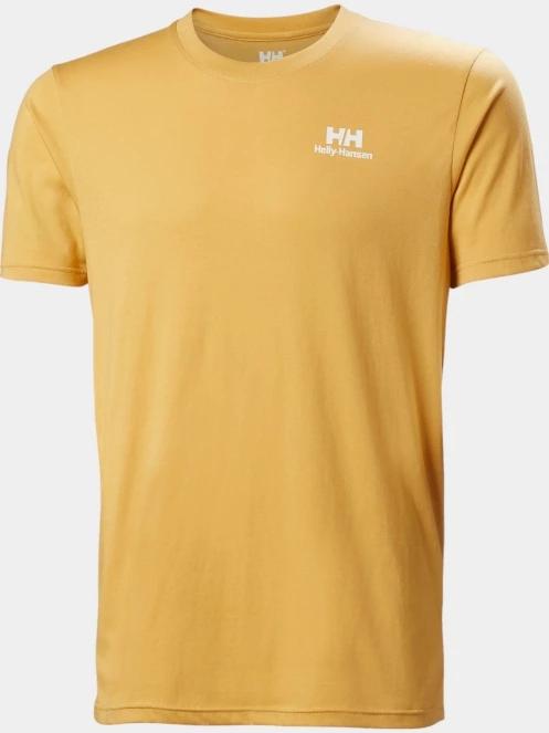 tricou cu maneci scurte pt. barbati Helly Hansen Nord Graphic T-Shirt galben 5