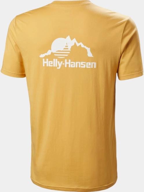tricou cu maneci scurte pt. barbati Helly Hansen Nord Graphic T-Shirt galben 6