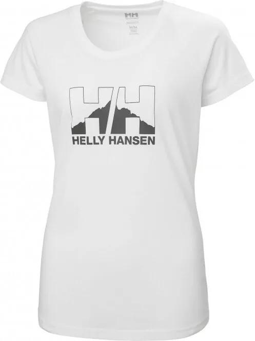 tricou cu maneci scurte pt. femei Helly Hansen W Nord Graphic Drop T-Shirt alb 4