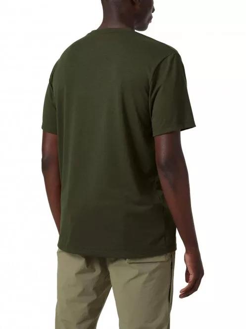 tricou cu maneci scurte pt. barbati Helly Hansen Skog Recycled Graphic T-Shirt verde 3