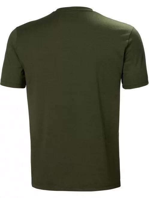 tricou cu maneci scurte pt. barbati Helly Hansen Skog Recycled Graphic T-Shirt verde 5