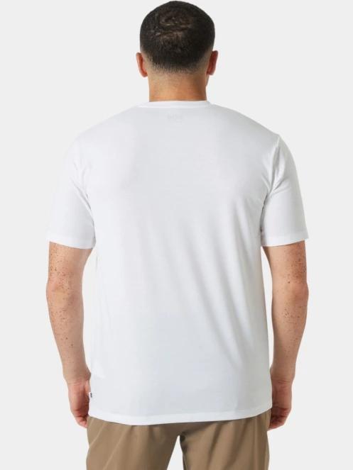 tricou cu maneci scurte pt. barbati Helly Hansen Skog Graphic T-Shirt alb 3