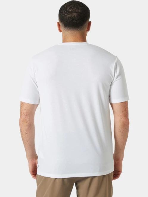 tricou cu maneci scurte pt. barbati Helly Hansen Skog Graphic T-Shirt alb 3