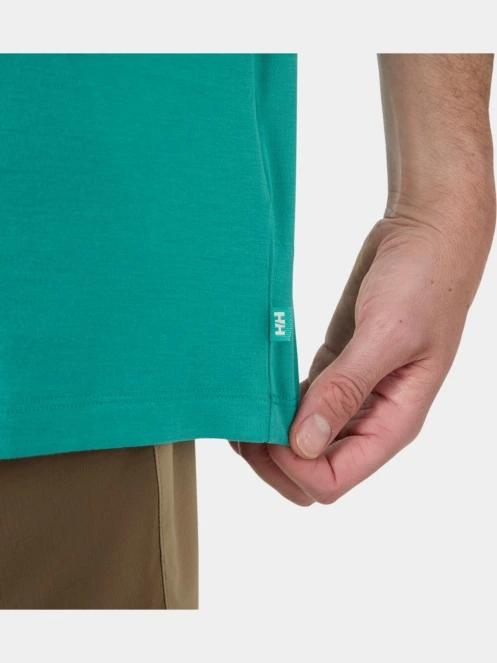 tricou cu maneci scurte pt. barbati Helly Hansen Skog Graphic T-Shirt verde 4