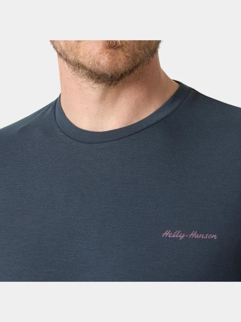 tricou cu maneci scurte pt. barbati Helly Hansen Skog Graphic T-Shirt gri 5