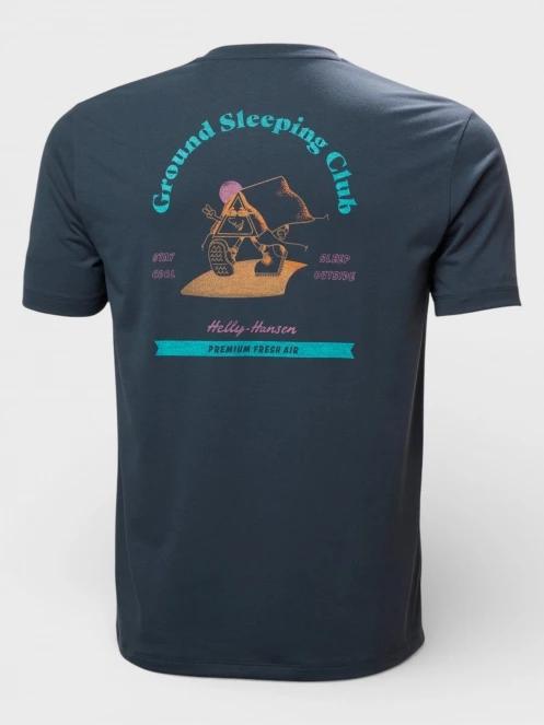 tricou cu maneci scurte pt. barbati Helly Hansen Skog Graphic T-Shirt gri 7