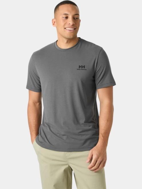 tricou cu maneci scurte pt. barbati Helly Hansen Skog Graphic T-Shirt gri 2