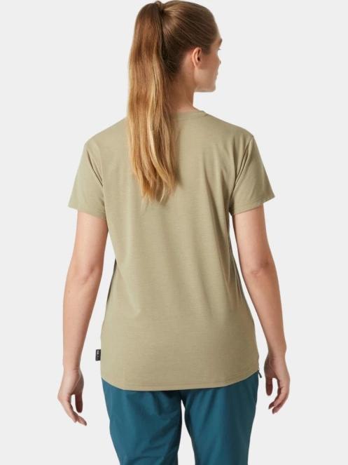 tricou cu maneci scurte pt. femei Helly Hansen W Skog Graphic Tee oliv 3