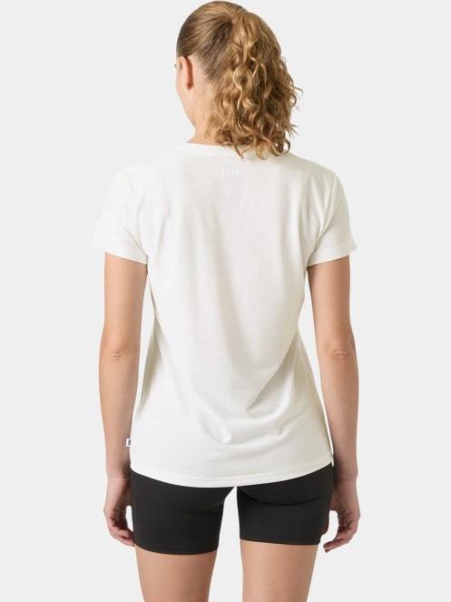 tricou cu maneci scurte pt. femei Helly Hansen W Skog Graphic Tee alb 3