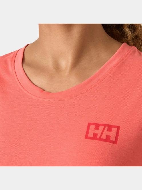 tricou cu maneci scurte pt. femei Helly Hansen W Skog Graphic Tee roz 4