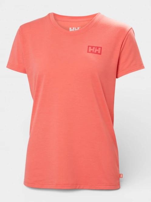 tricou cu maneci scurte pt. femei Helly Hansen W Skog Graphic Tee roz 6