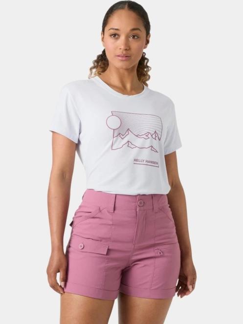 tricou cu maneci scurte pt. femei Helly Hansen W Skog Graphic Tee violet 2