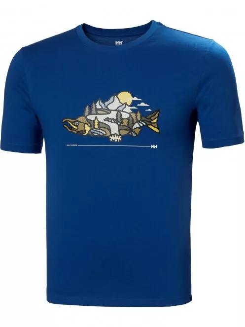 tricou cu maneci scurte pt. barbati Helly Hansen F2F Organic Cotton T-Shirt albastru 4