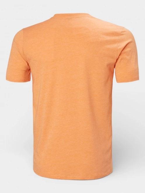 tricou cu maneci scurte pt. barbati Helly Hansen Hh Tech Logo T-Shirt portocaliu 6