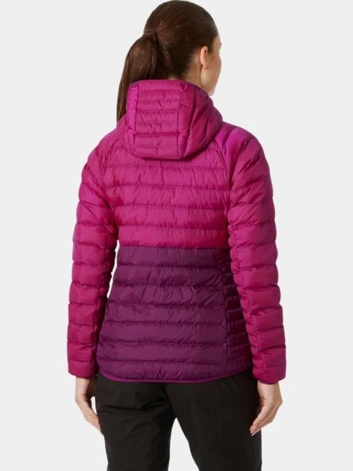 geaca de drumetie matlasata pt. femei Helly Hansen W Banff Hooded Insulator magenta 3