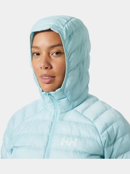 geaca de drumetie pt. femei Helly Hansen W Banff Hooded Insulator albastru deschis 4