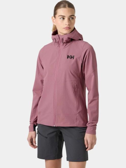 pulover softshell pt. femei Helly Hansen W Blaze Softshell Hood violet 2