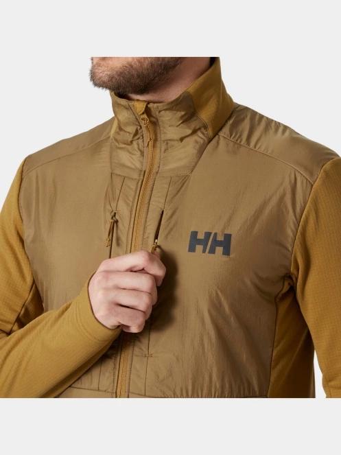pulover polar pt. barbati Helly Hansen Versalite Hybrid Fleece Jacket oliv 4