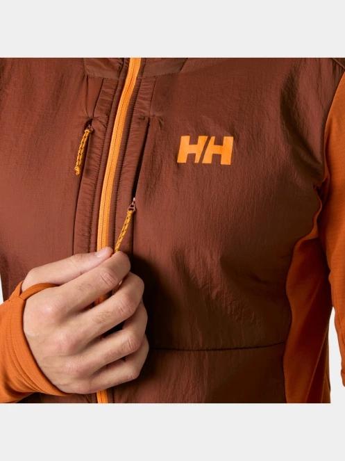 strat intermediar hibrid pt. barbati Helly Hansen Versalite Hybrid Fleece Jacket portocaliu 4