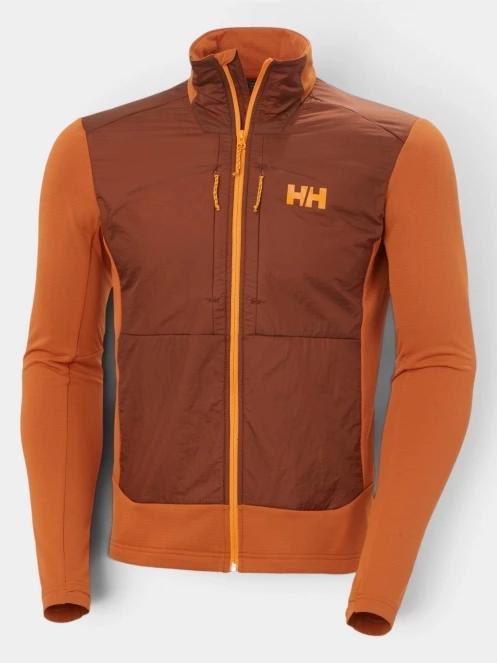 strat intermediar hibrid pt. barbati Helly Hansen Versalite Hybrid Fleece Jacket portocaliu 6