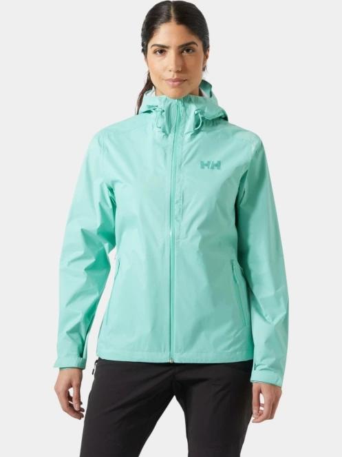 haine de ploaie pt. femei Helly Hansen W Loke Terra Jacket verde 2