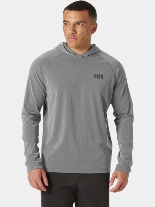 pulover cu gluga pt. barbati Helly Hansen Tyri Knit Hoodie gri 2