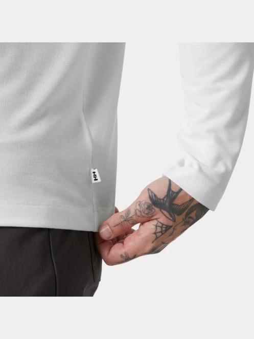 tricou cu maneci lungi pt. barbati Helly Hansen Skog Graphic Ls Tee alb 5