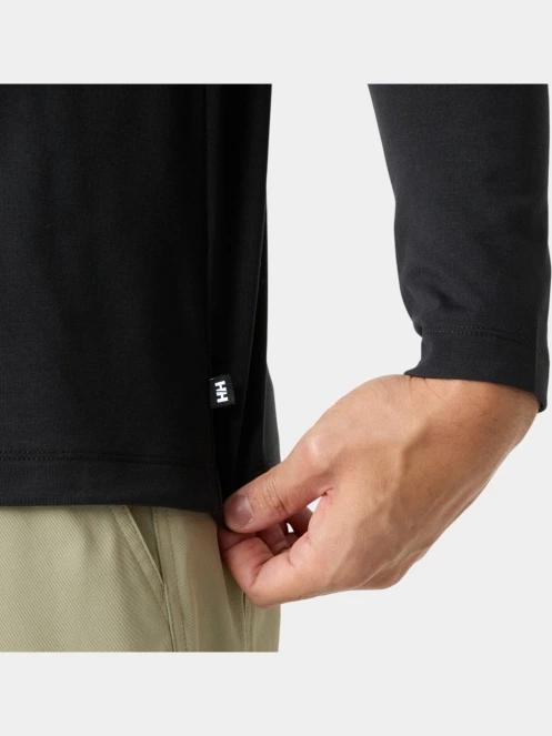 tricou cu maneci lungi pt. barbati Helly Hansen Skog Graphic Ls Tee negru 4