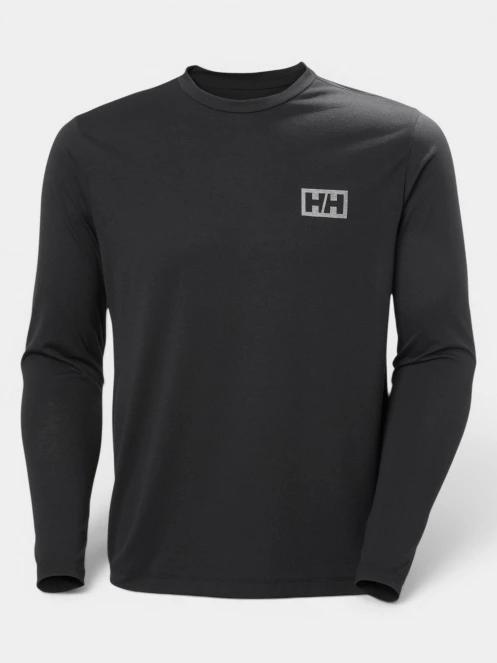 tricou cu maneci lungi pt. barbati Helly Hansen Skog Graphic Ls Tee negru 5