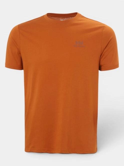 tricou cu maneci scurte pt. barbati Helly Hansen Nord Graphic T-Shirt portocaliu 5