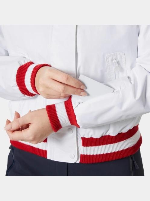 geaca de schi pt. femei Helly Hansen W Apres Varsity Jacket alb 5